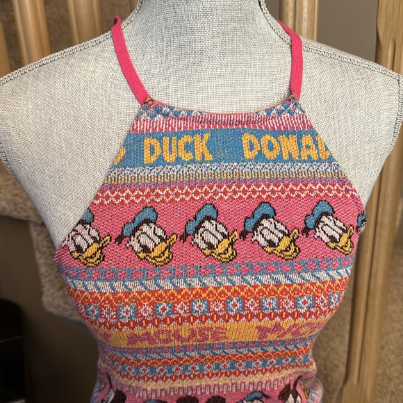 NEW Zara × Disney Mickey Mouse
Bodycon Knit Halter Jacquard Mini Dress MEDIUM - Picture 4 of 11